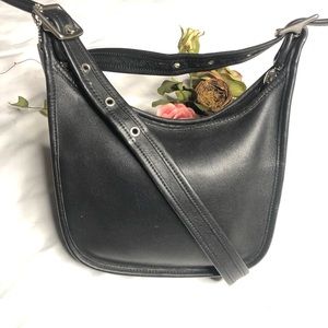 Coach Janice legacy vintage 9950 black leather cross body bag